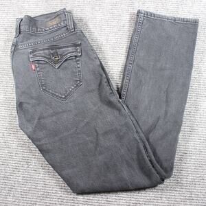 Levi’s 542 Pencil Jean Women’s 10M Charcoal Gray Slim Straight Stretch